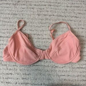 Lspace pink bikini top